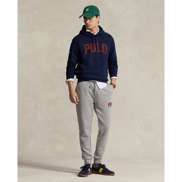 Dark Vintage Heather The RL Fleece Logo Jogger Pant Polo Ralph Lauren 1