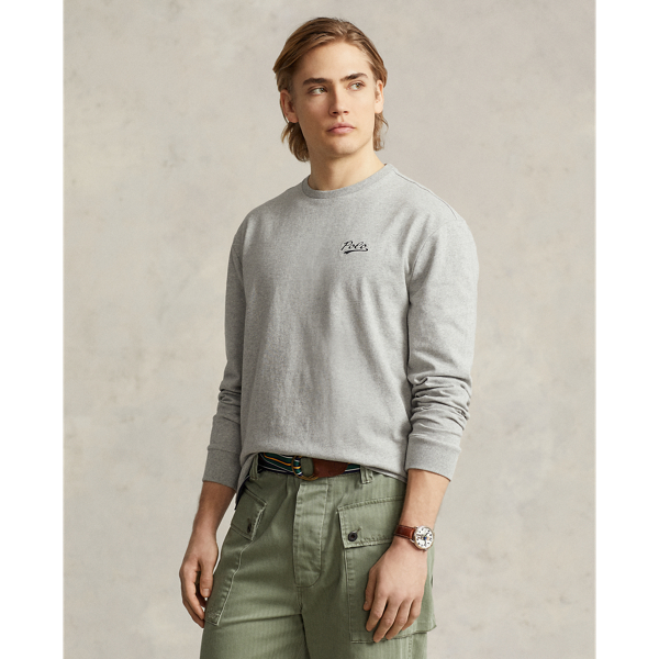 Andover Heather Classic Fit Logo Jersey T-Shirt Polo Ralph Lauren 1