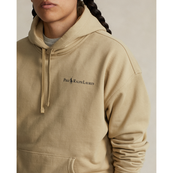 Relaxed Fit Logo Fleece Hoodie