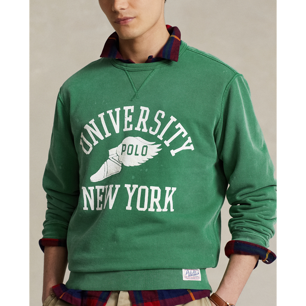 Athletic Green Fleece Graphic Sweatshirt Polo Ralph Lauren 6