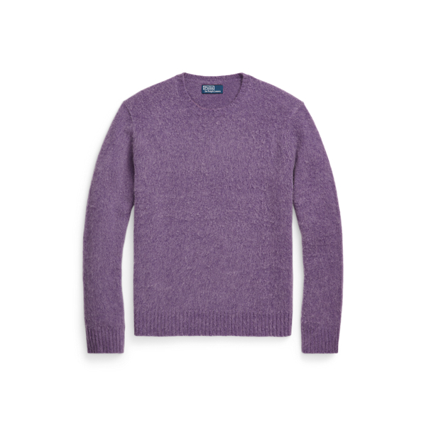 Suede-Patch Wool-Cashmere Sweater Polo Ralph Lauren 1