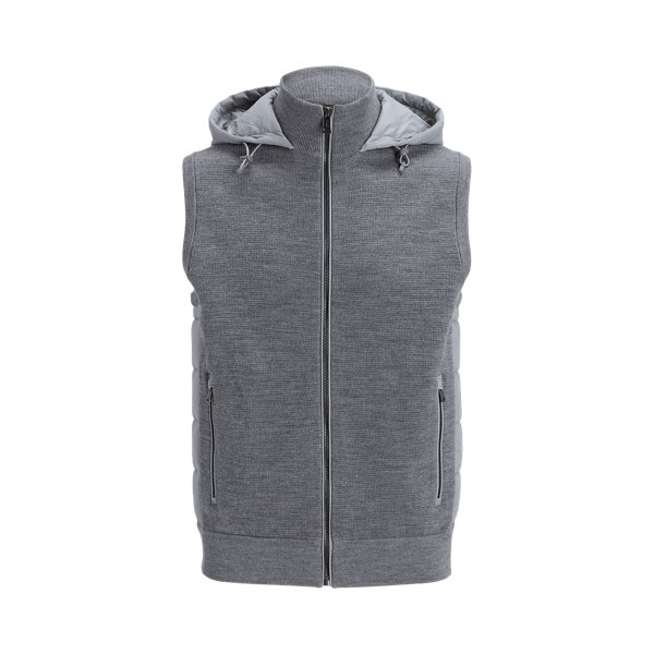 Pull débardeur à capuche hybride