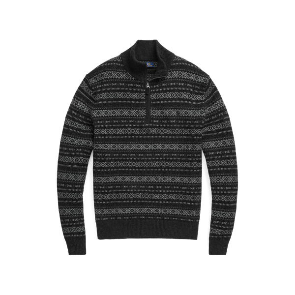 Fair Isle Wool Quarter-Zip Sweater Polo Ralph Lauren 1