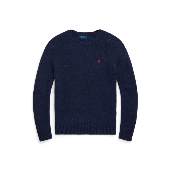 Pull &agrave; manches raglan en laine m&eacute;lang&eacute;e Polo Ralph Lauren en 1