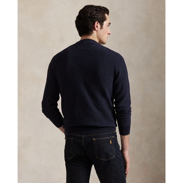 Textured Cotton Crewneck Sweater | Ralph Lauren