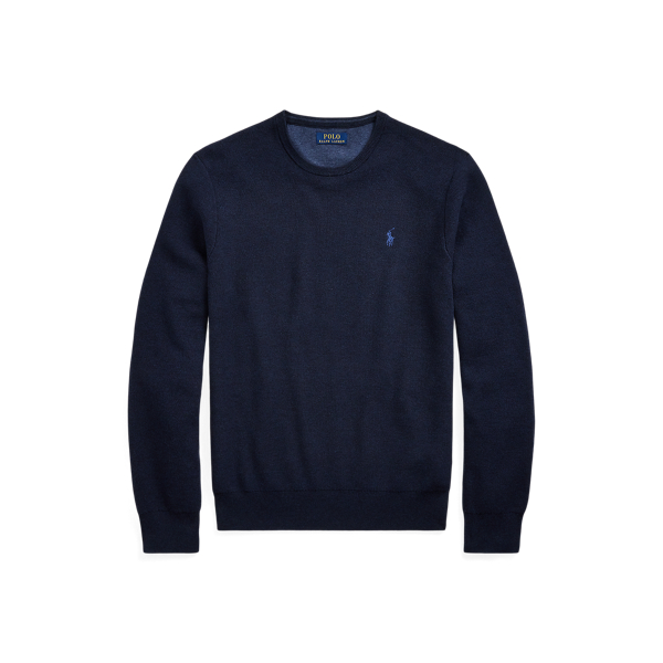 Textured Cotton Crewneck Sweater Ralph Lauren