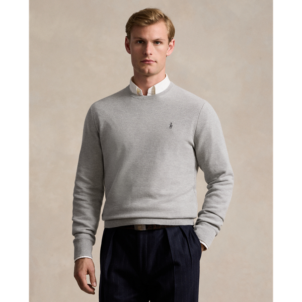 Grey ralph lauren jumper on sale