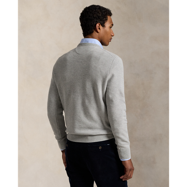 [폴로] Textured Cotton Crewneck Sweater