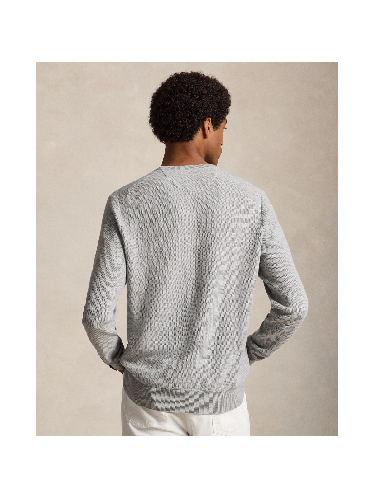 Мужские свитеры Ralph Lauren Mesh-Knit Cotton Crewneck Sweater — фото 2