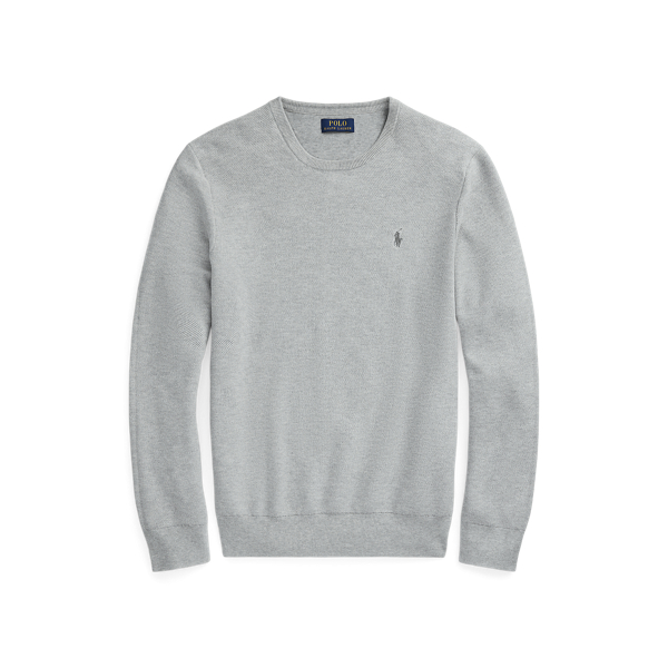 [폴로] Textured Cotton Crewneck Sweater