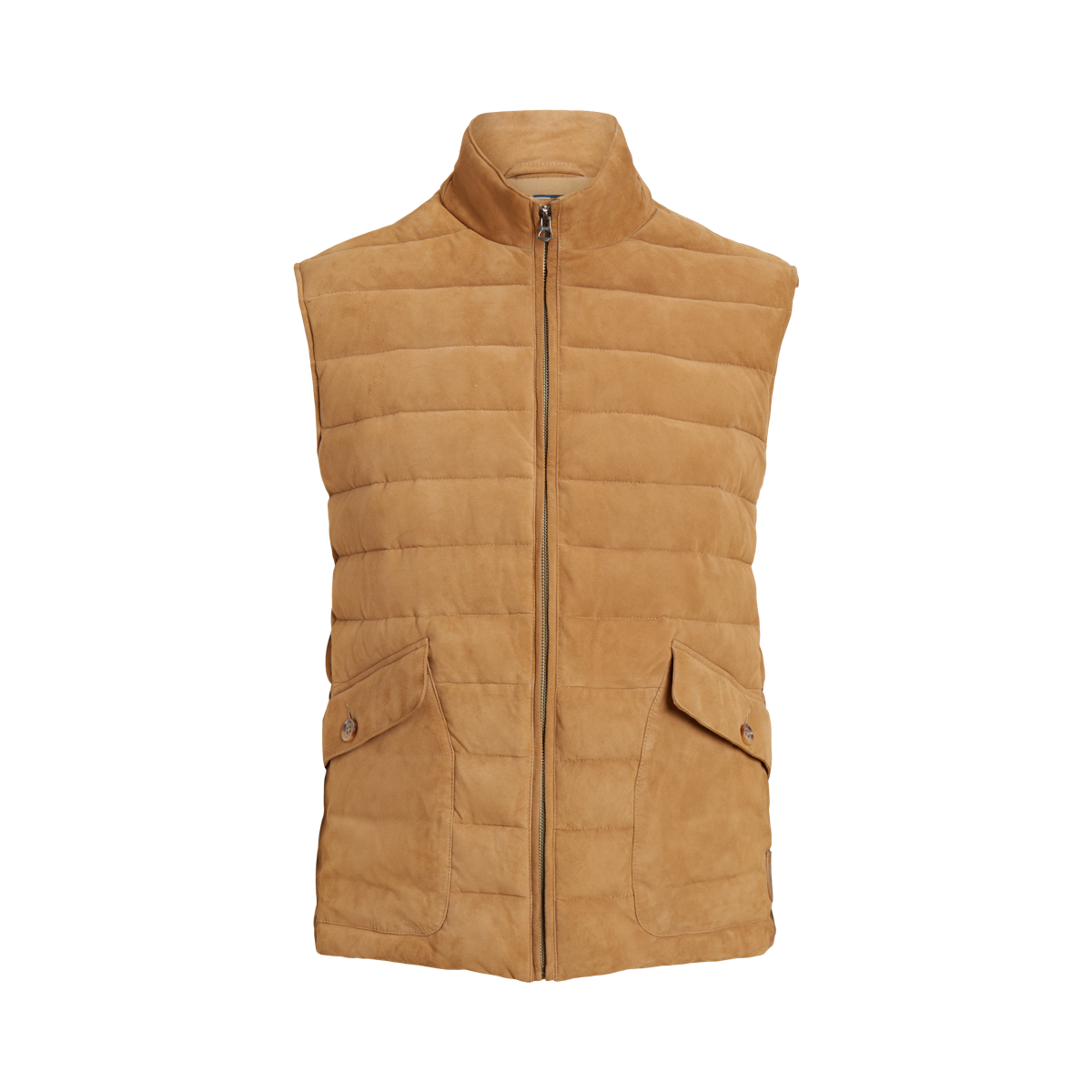 Quilted Suede Vest Ralph Lauren