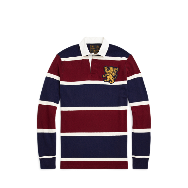 Classic Fit Striped Jersey Rugby Shirt Polo Ralph Lauren 1