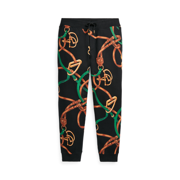 Polo Black Bridle-Print Fleece Jogger Pant Polo Ralph Lauren 2