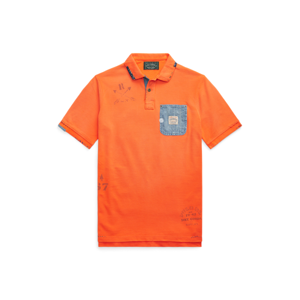 Classic Fit Mesh Graphic Polo Shirt Polo Ralph Lauren 1