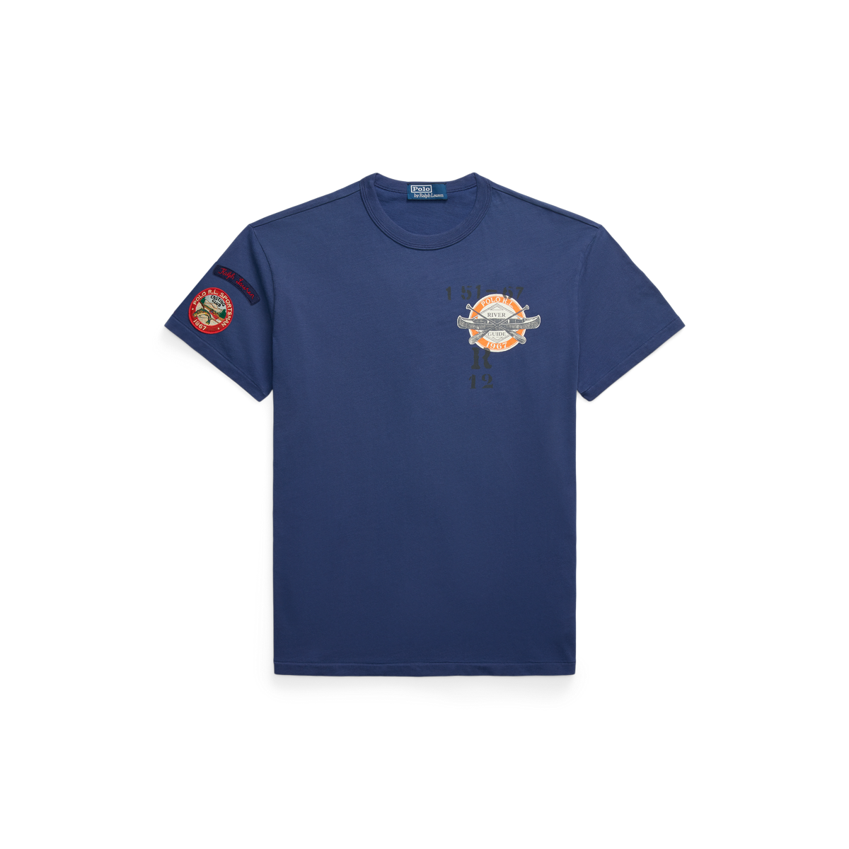売れ筋商品|||ラルフローレン カットソー トップス レディース Classic-Fit Jersey Graphic T-Shirt Classic Navy Classic Fit Jersey Graphic T-Shirt