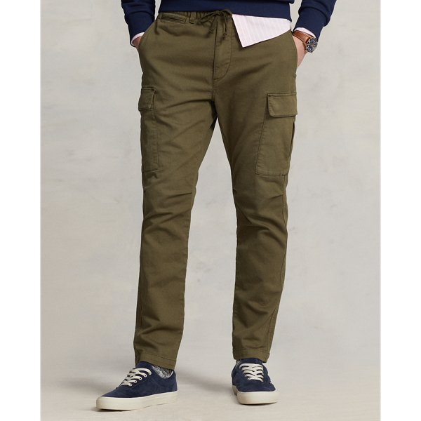 Canopy Olive Stretch Slim Knitlike Twill Cargo Pant Polo Ralph Lauren 4