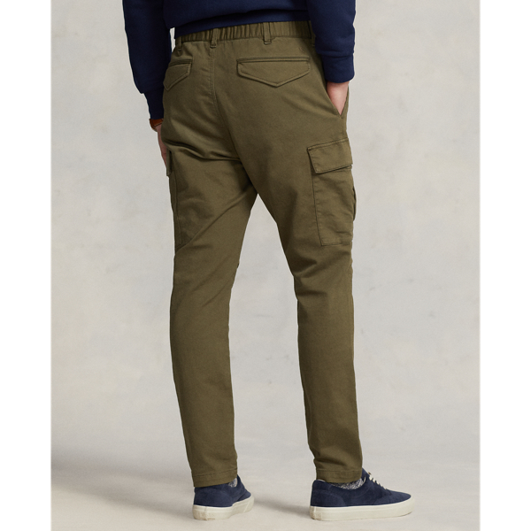 Canopy Olive Stretch Slim Knitlike Twill Cargo Pant Polo Ralph Lauren 5
