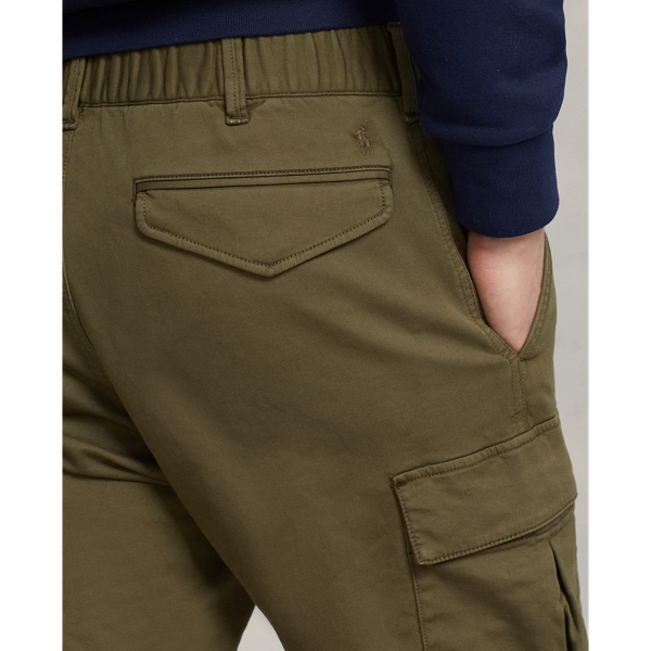 Canopy Olive Stretch Slim Knitlike Twill Cargo Pant Polo Ralph Lauren 6