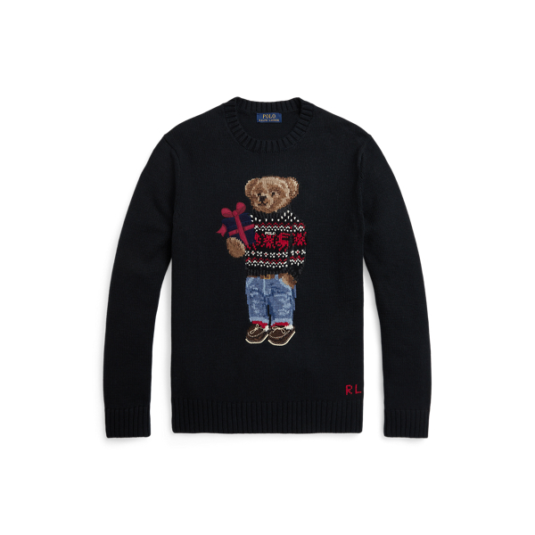 Polo Bear Cotton Cashmere Jumper for Men Ralph Lauren UK