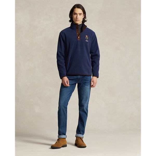 Cruise Navy Polo Bear Brushed Fleece Pullover Polo Ralph Lauren 4