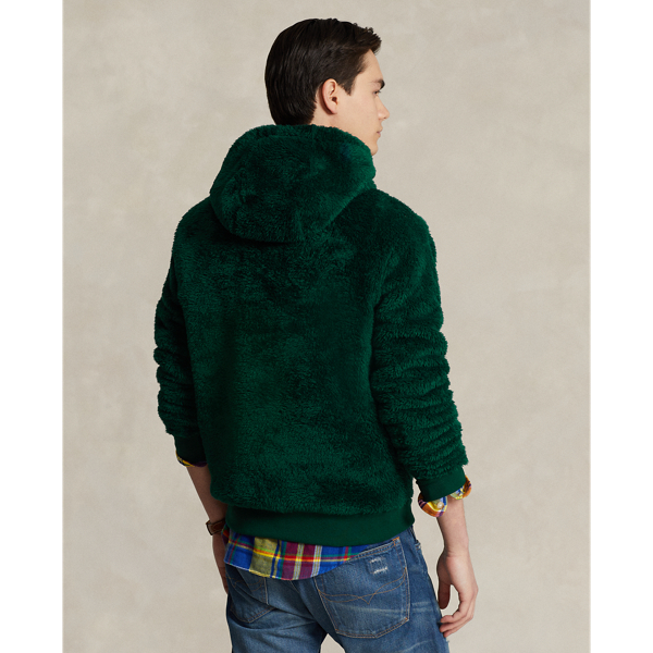 Fleece-Kapuzenpullover mit Polo Bear Polo Ralph Lauren in Achat-Moos 5