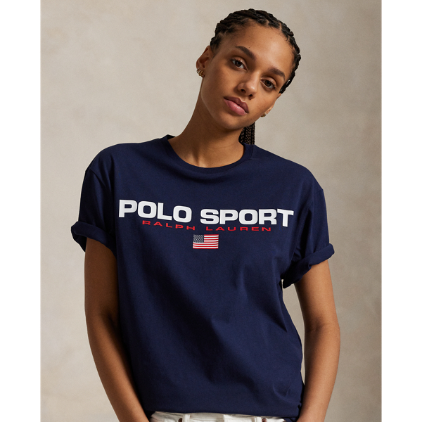 Classic Fit Polo Sport Jersey T Shirt Ralph Lauren UK