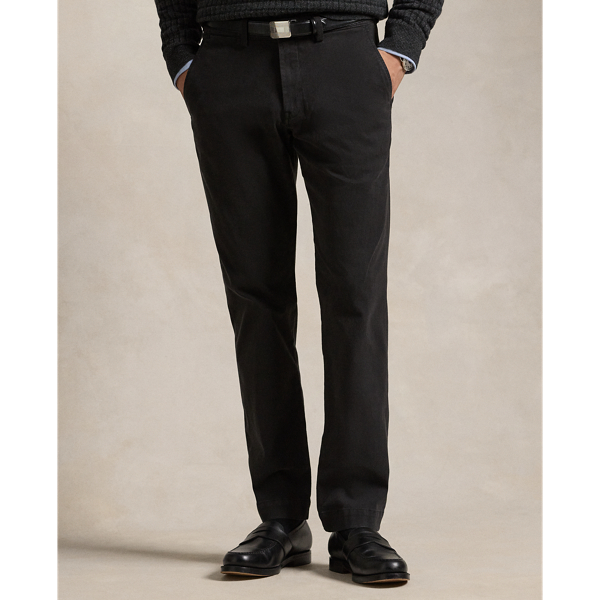 Polo Black Stretch Straight Fit Chino Pant Polo Ralph Lauren 4