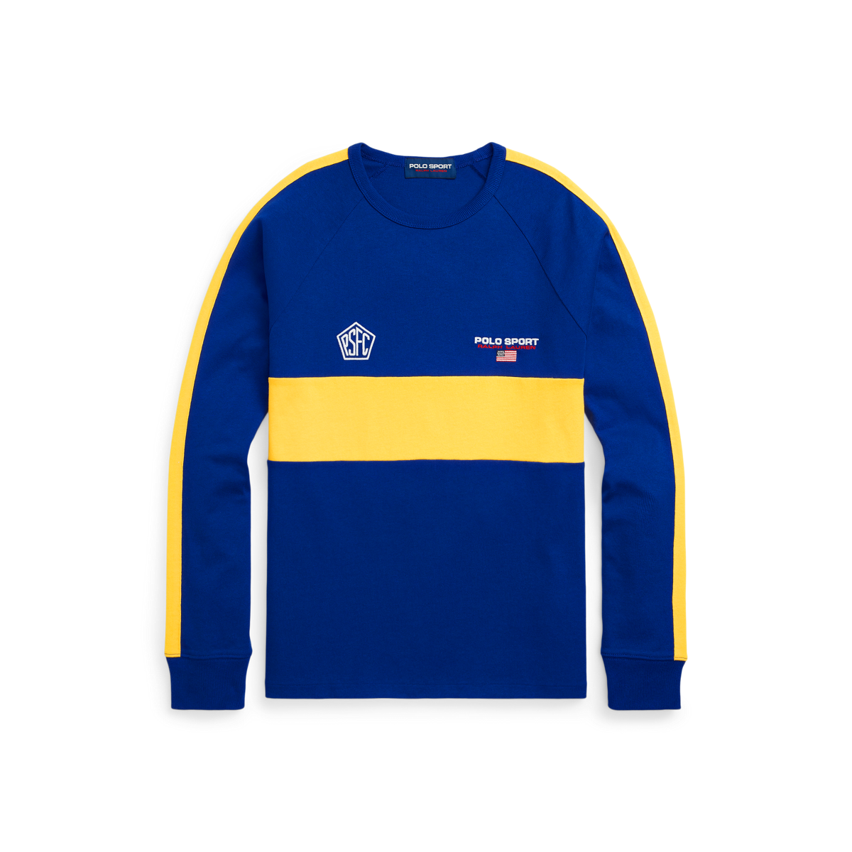 POLO SPORT ネイビー/イエロー ジャージ XL POLO SPORT ネイビー/イエロー ジャージ XL安く 買う