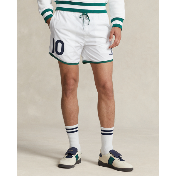 White/Kelly Green 12.7 cm Polo Sport Water-Repellent Short Polo Ralph Lauren 4