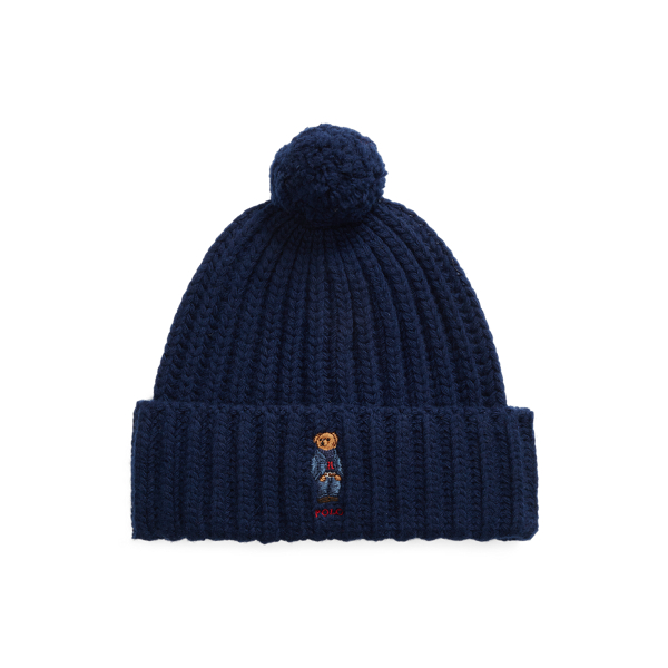 Polo ribbed beanie best sale