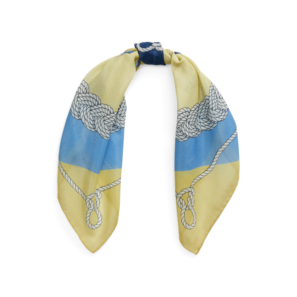 Multi Polo Bear Cotton-Silk Scarf Polo Ralph Lauren 2