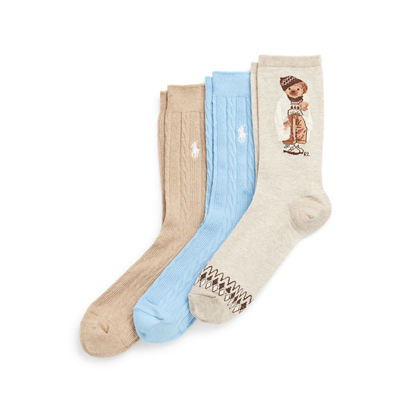 Coffret cadeau chaussettes Polo Bear Polo Ralph Lauren en Assorti 3