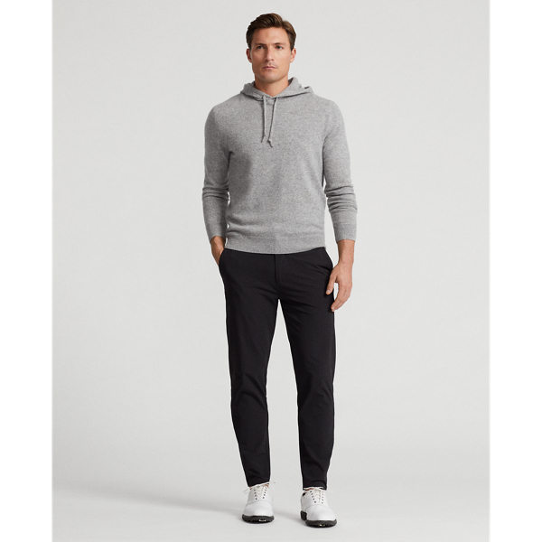 Steel Grey Heather Cashmere Hooded Sweater RLX 4