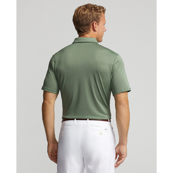 Classic Houndstooth Classic Fit Houndstooth Jacquard Polo RLX 5