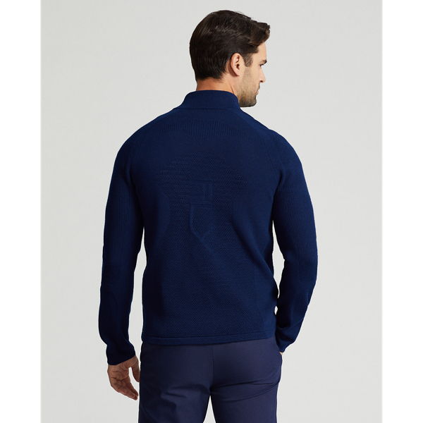 Refined Navy Wind-Blocking Performance Sweater RLX 5