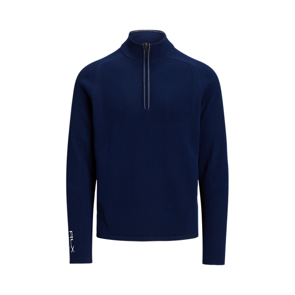Refined Navy Wind-Blocking Performance Sweater RLX 2