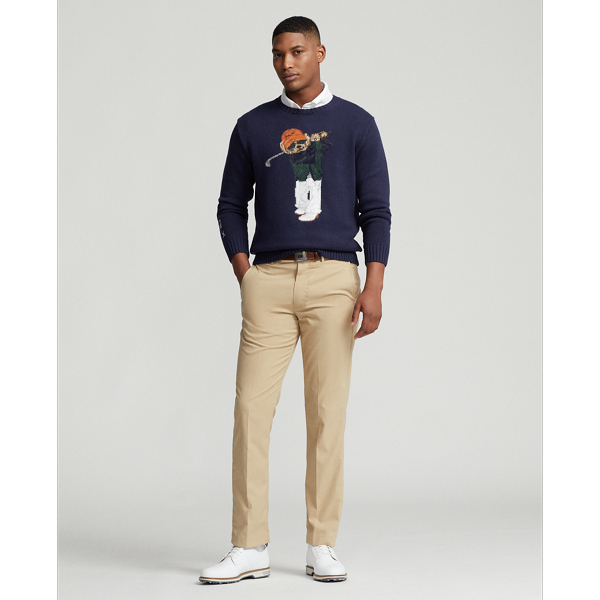 Baumwollpullover mit Polo Bear RLX in Edles Navy 4