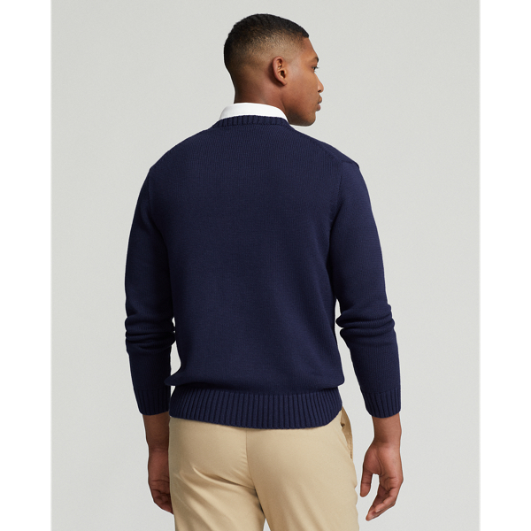 Baumwollpullover mit Polo Bear RLX in Edles Navy 5