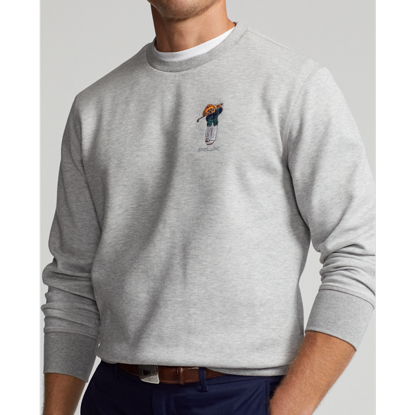 Andover Heather Polo Bear Water-Repellent Sweatshirt RLX 6