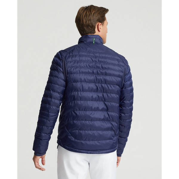 Refined Navy Water-Repellent Packable Quilted Jacket RLX 5
