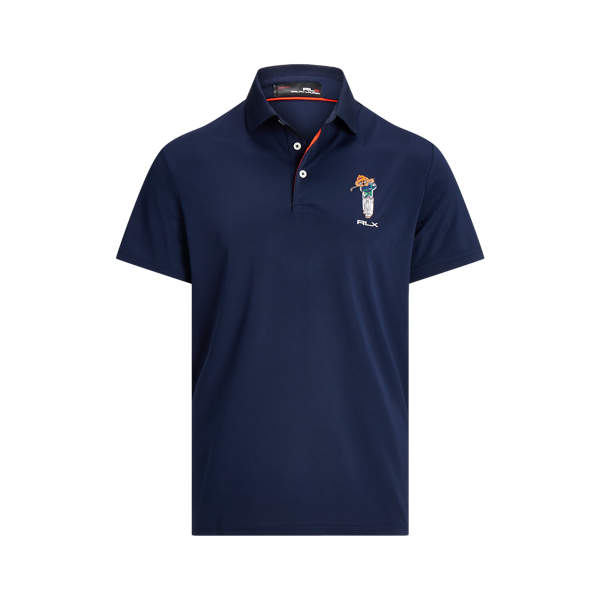 Custom-Slim-Fit Poloshirt mit Polo Bear RLX in 1
