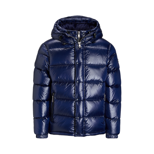 Water-Repellent Down Hooded Jacket RLX 1
