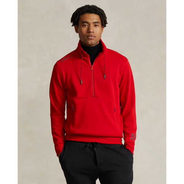 RL2000 Red Fleece Half-Zip Sweatshirt RLX 1