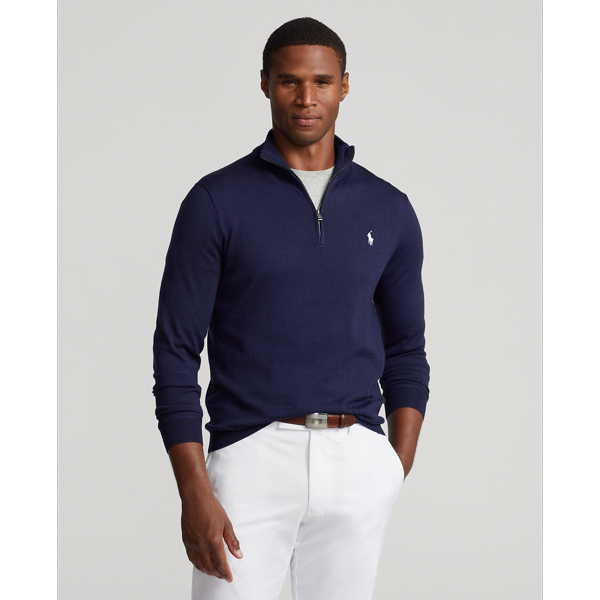 Men s Quarter Zip Sweaters Ralph Lauren