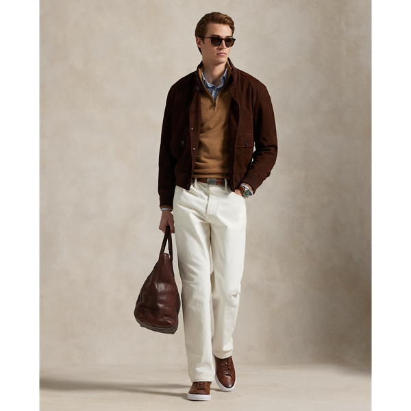 ★★POLO RALPH LAUREN★★ Wool Quarter Zipper Sweater Brown Polo Ralph Lauren Wool Quarter-Zip Sweater | Sweaters