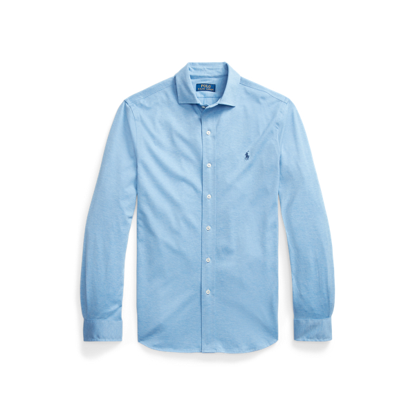 Jerseyhemd mit gespreiztem Kragen Polo Ralph Lauren in 1