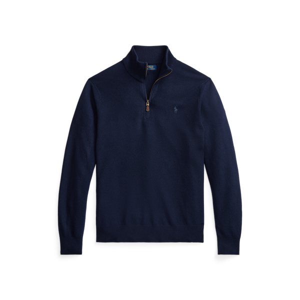 Washable Wool Quarter-Zip Jumper Polo Ralph Lauren 1