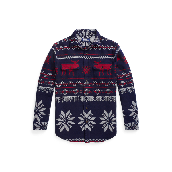 Jacquard-Arbeitshemd im Classic-Fit Polo Ralph Lauren in 1