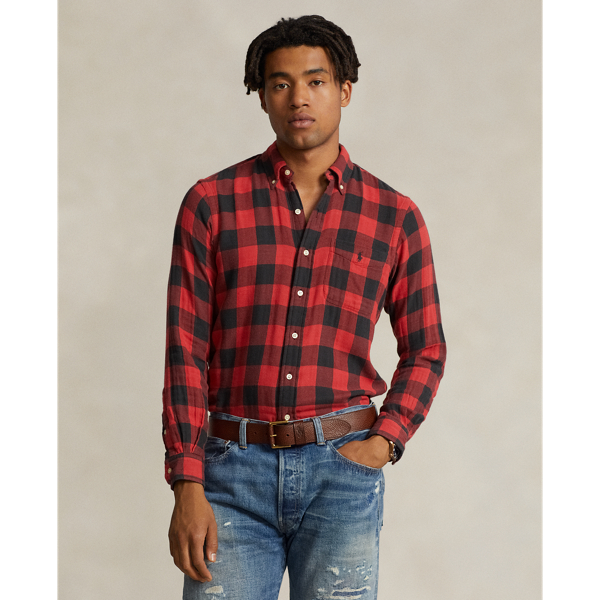 Polo checkered red hotsell