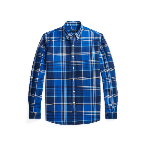 Chemise Oxford &eacute;cossaise cintr&eacute;e Polo Ralph Lauren en 1